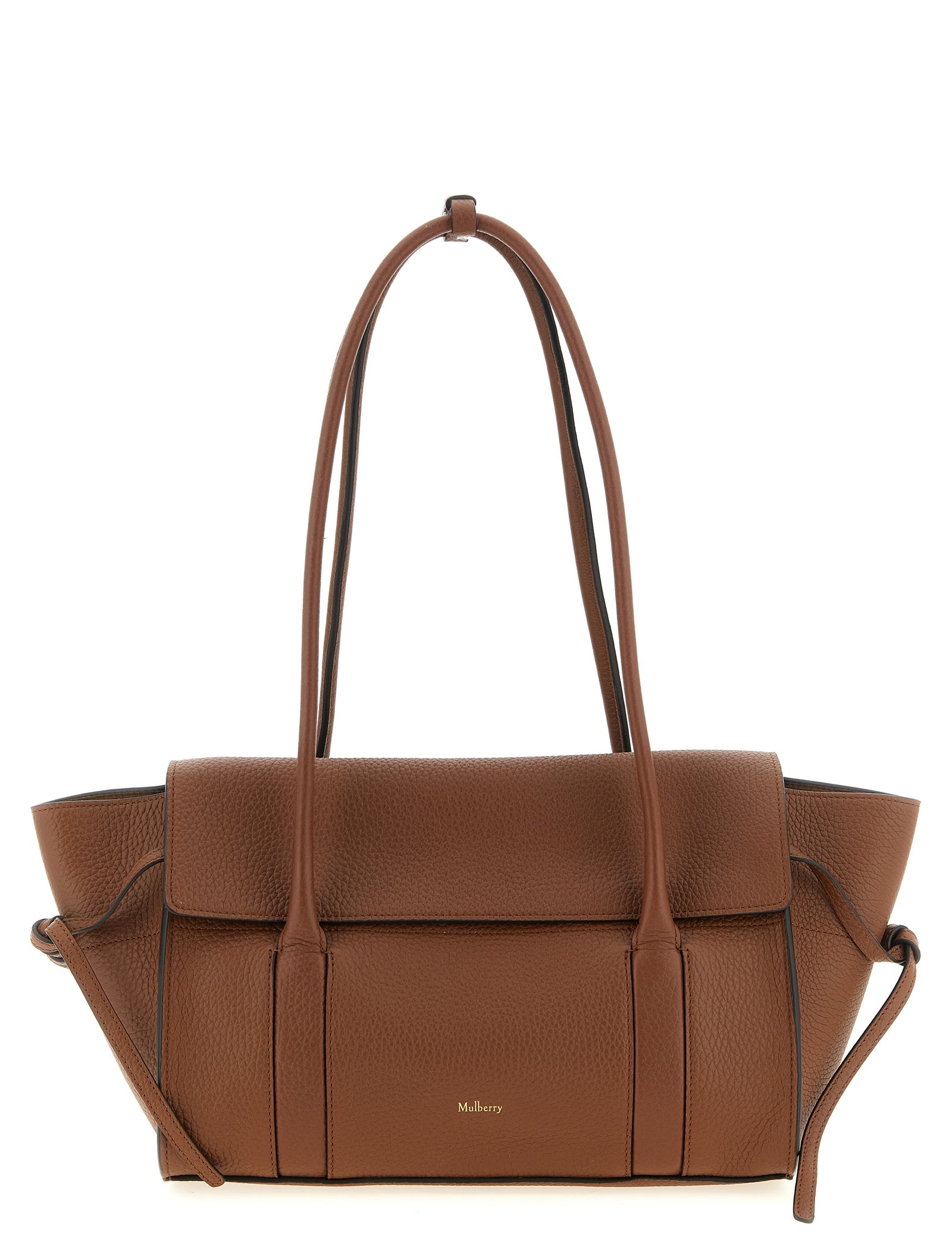 Mulberry Brown Calfskin Shoulder Bag