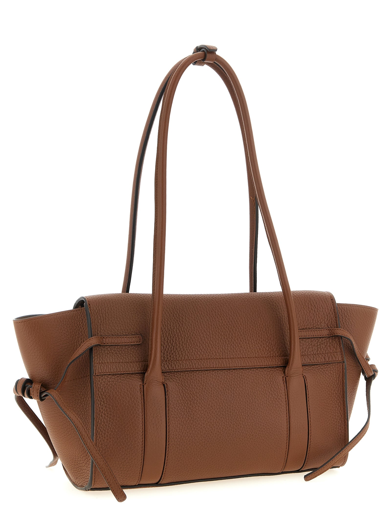 Mulberry Brown Calfskin Shoulder Bag