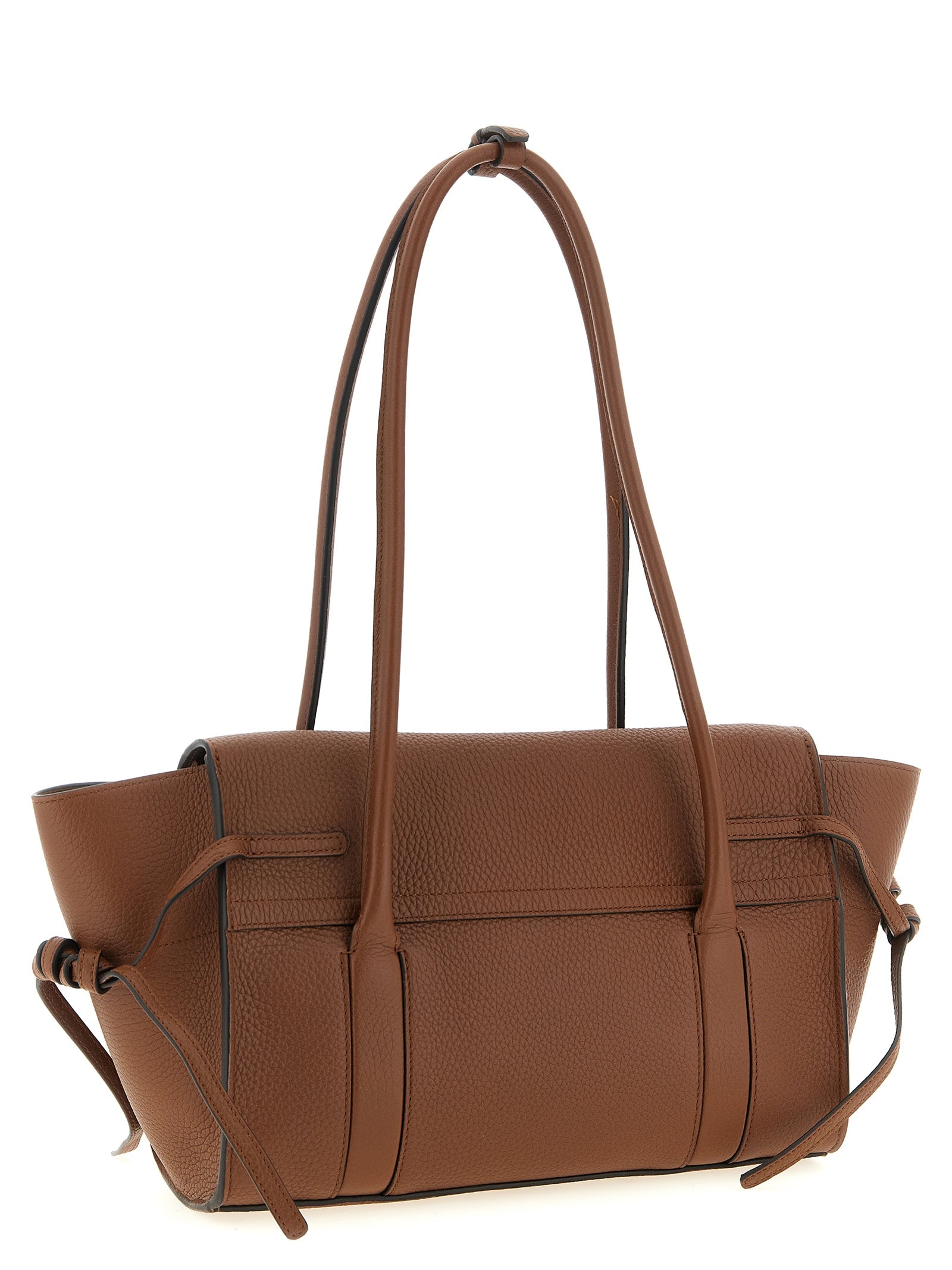 Mulberry Brown Calfskin Shoulder Bag