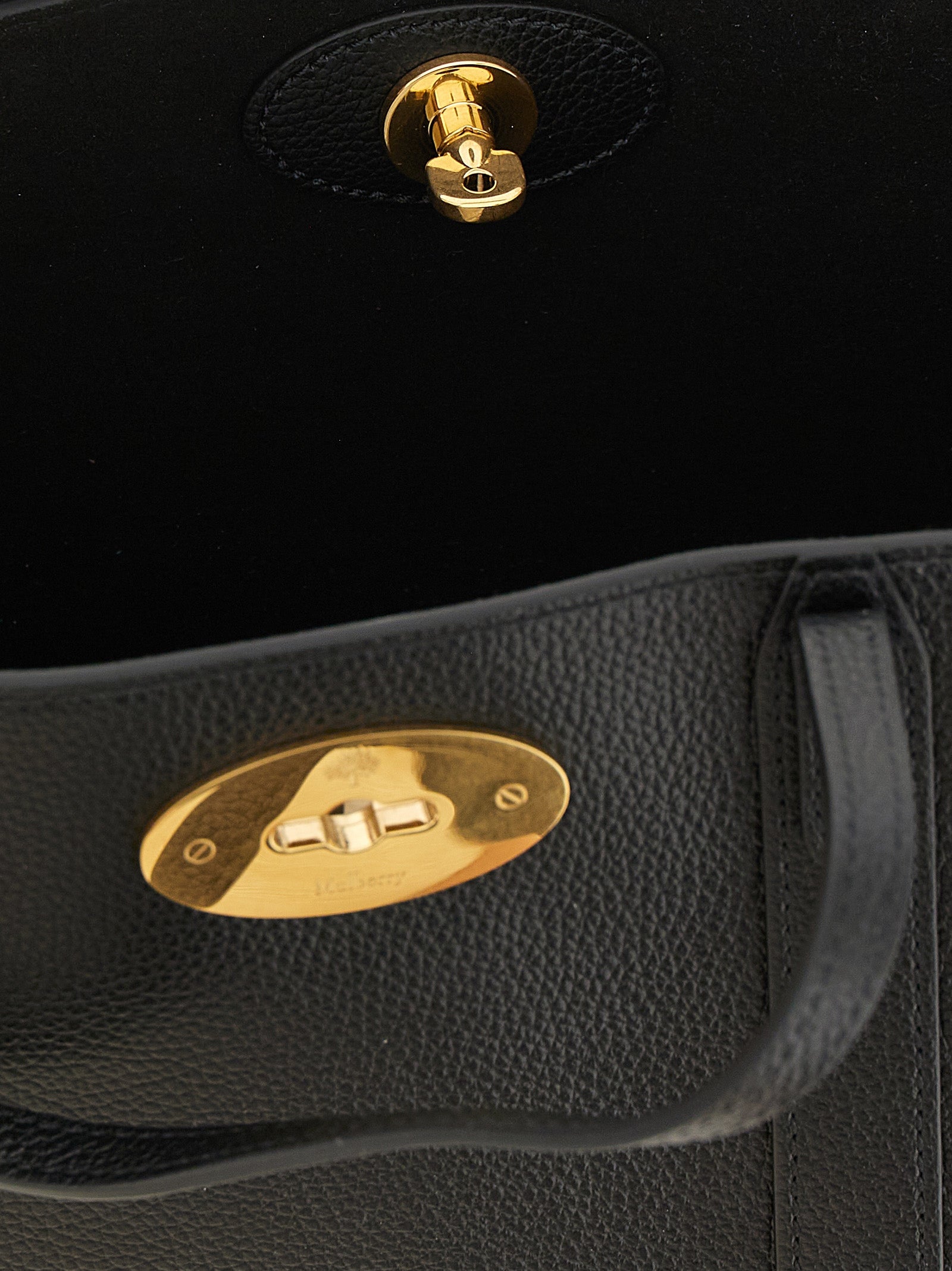 Mulberry Black Calfskin Mini Tote