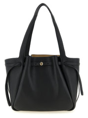 Tory Burch Black Leather Tote Bag