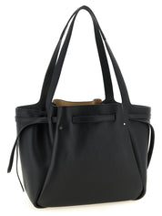Tory Burch Black Leather Tote Bag