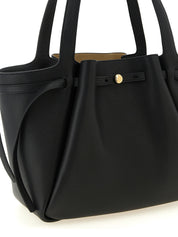 Tory Burch Black Leather Tote Bag