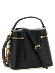 Balmain Black Buffalo Leather Handbag