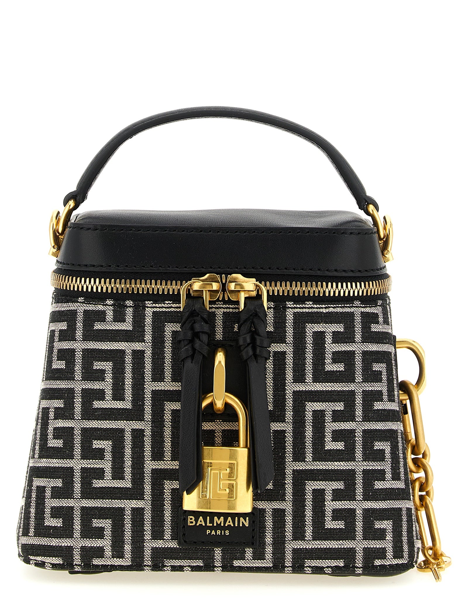 Black Polyester Handbag
