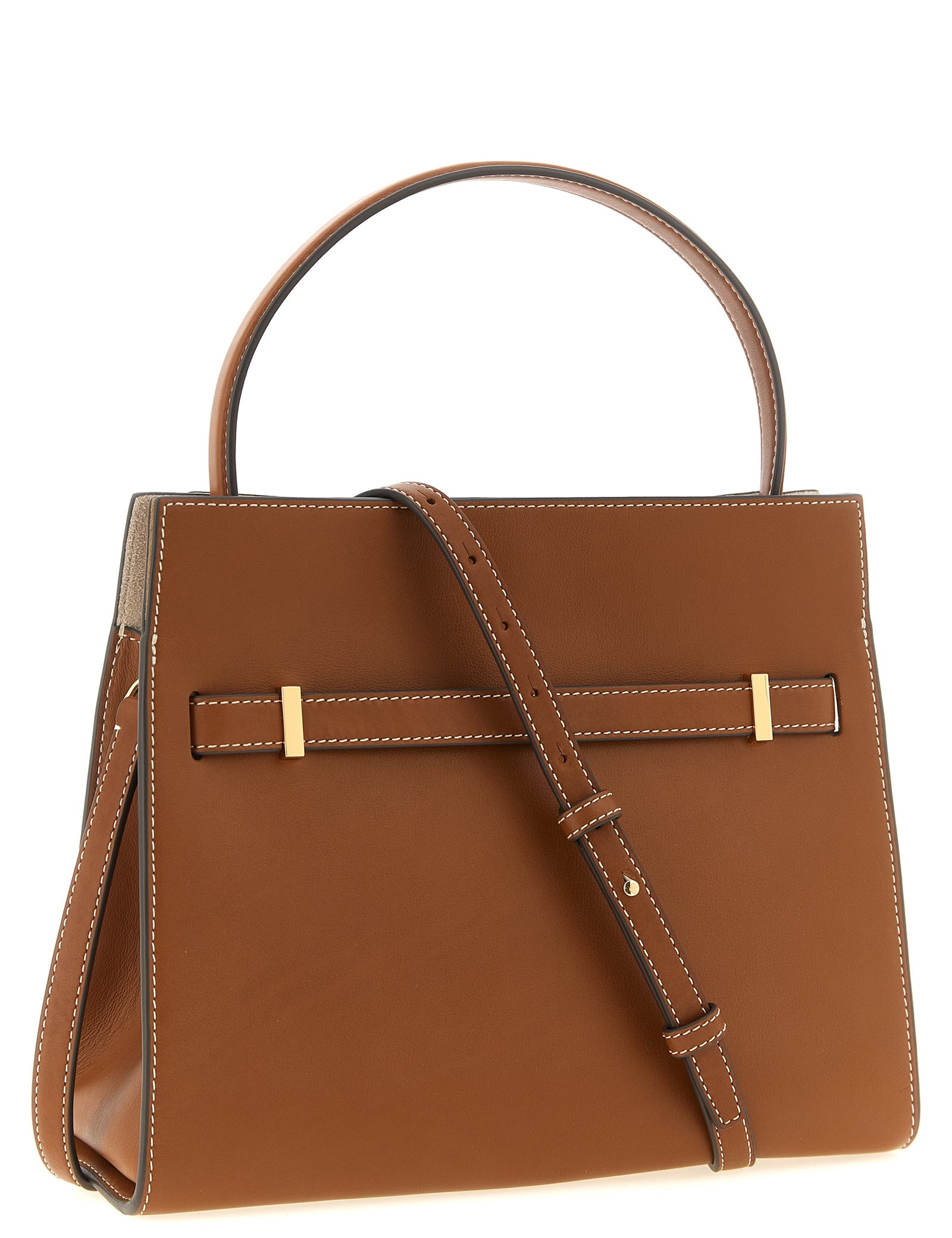 Tory Burch Brown Cowhide Crossbody Bag