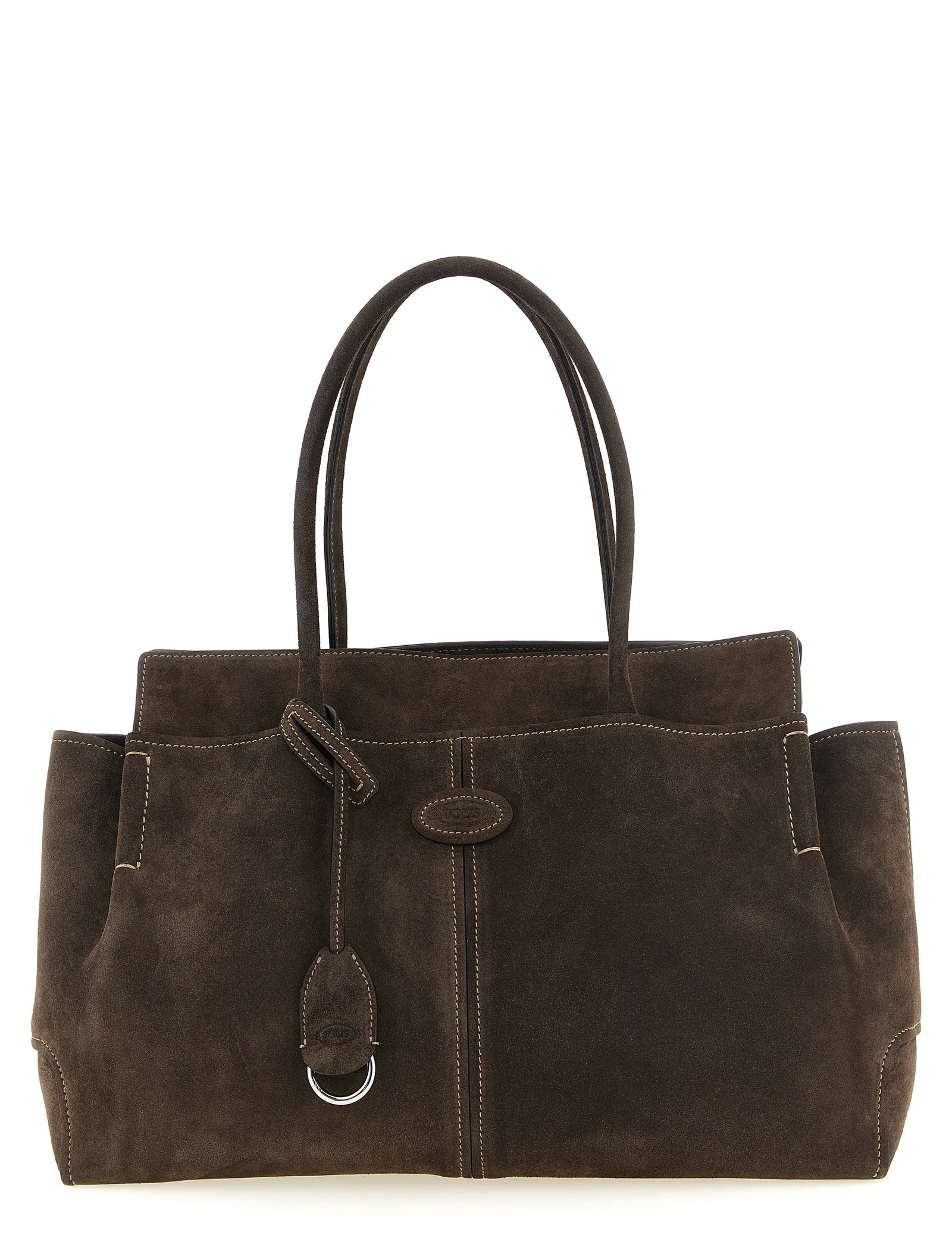 Tod's Brown Calfskin Handbag