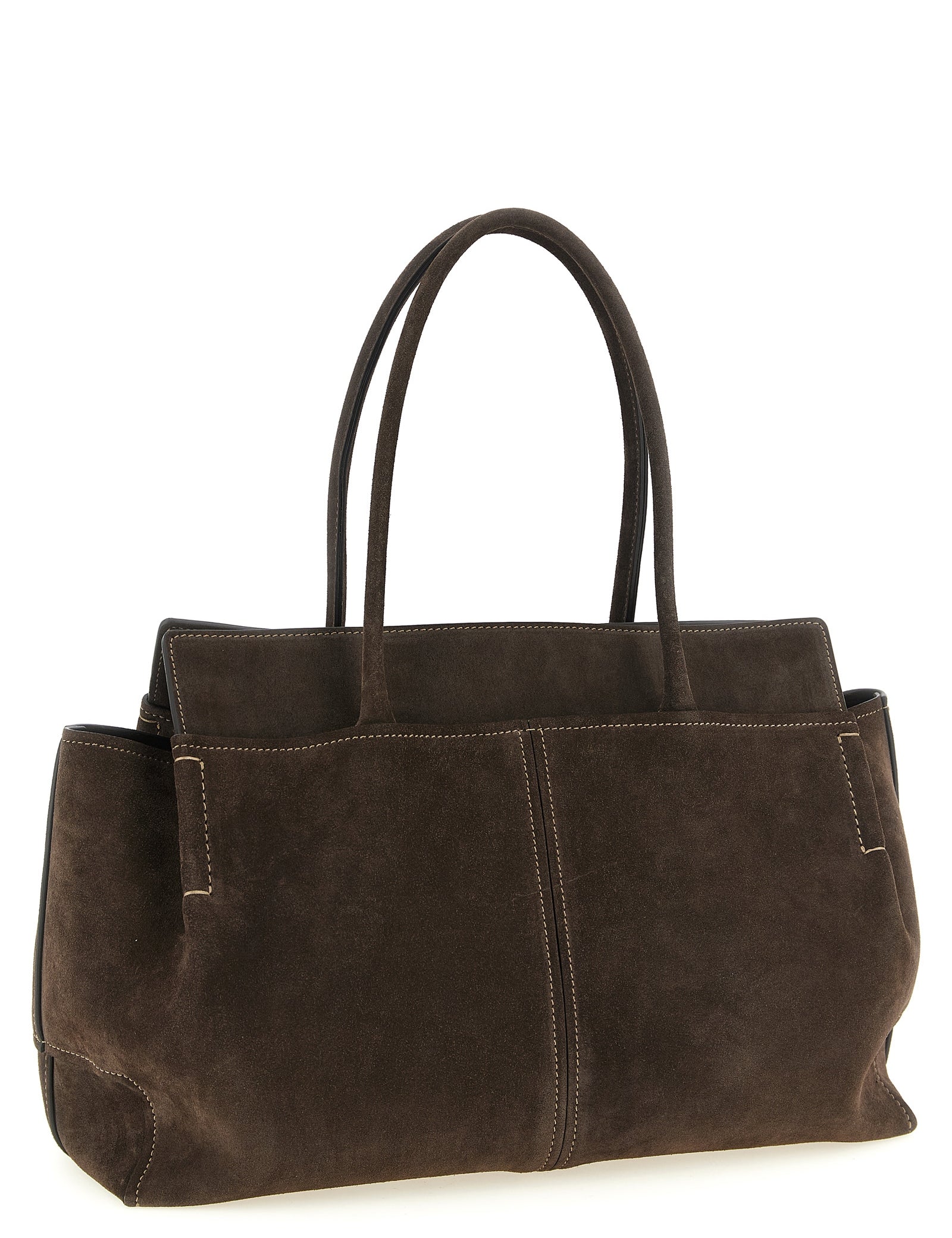 Tod's Brown Calfskin Handbag
