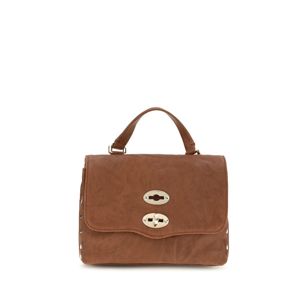 Zanellato Brown Suede Shoulder Bag