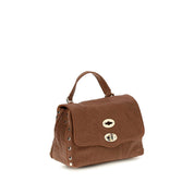 Zanellato Brown Suede Shoulder Bag
