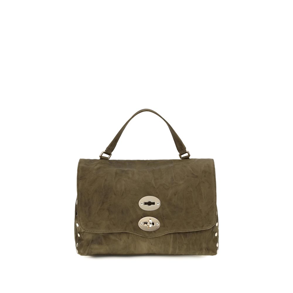 Zanellato Brown Suede Shoulder Bag