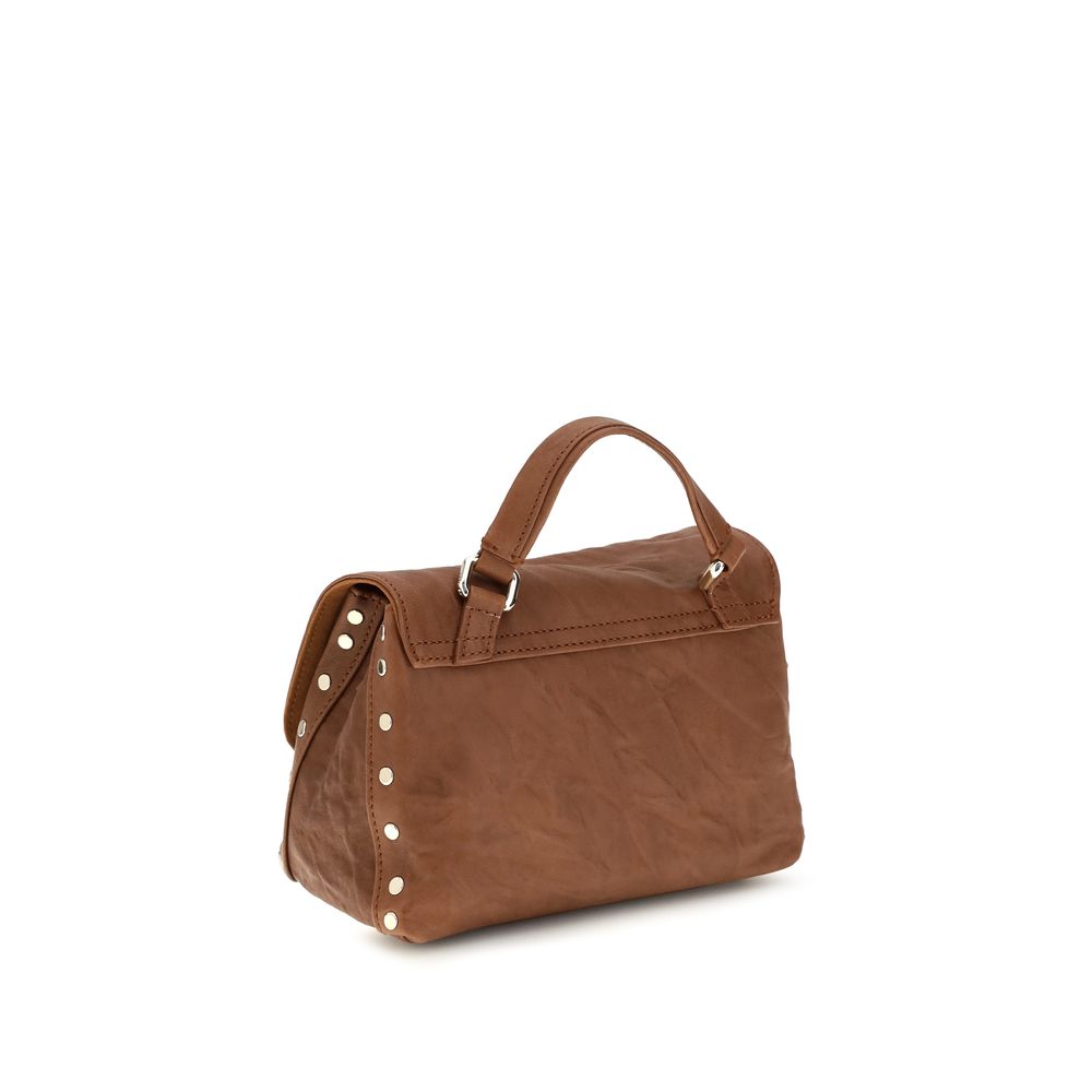 Zanellato Brown Suede Shoulder Bag