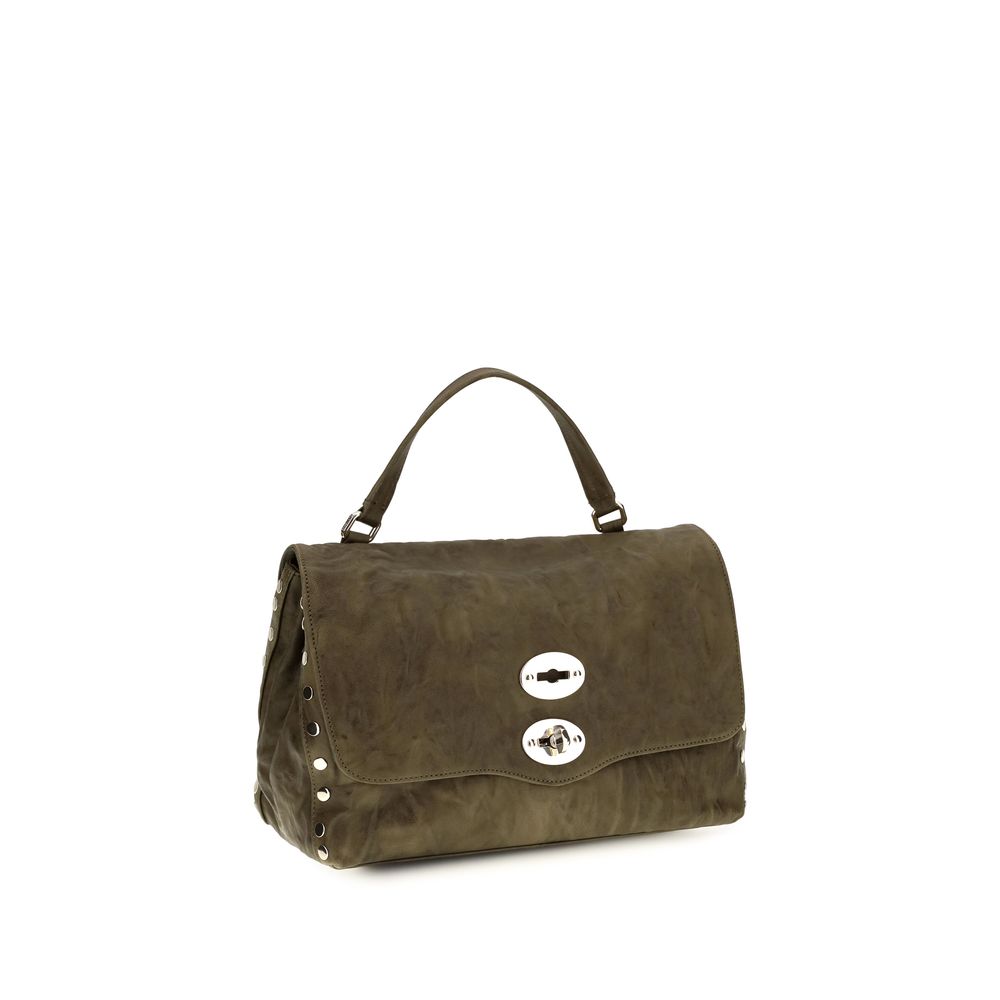 Zanellato Brown Suede Shoulder Bag