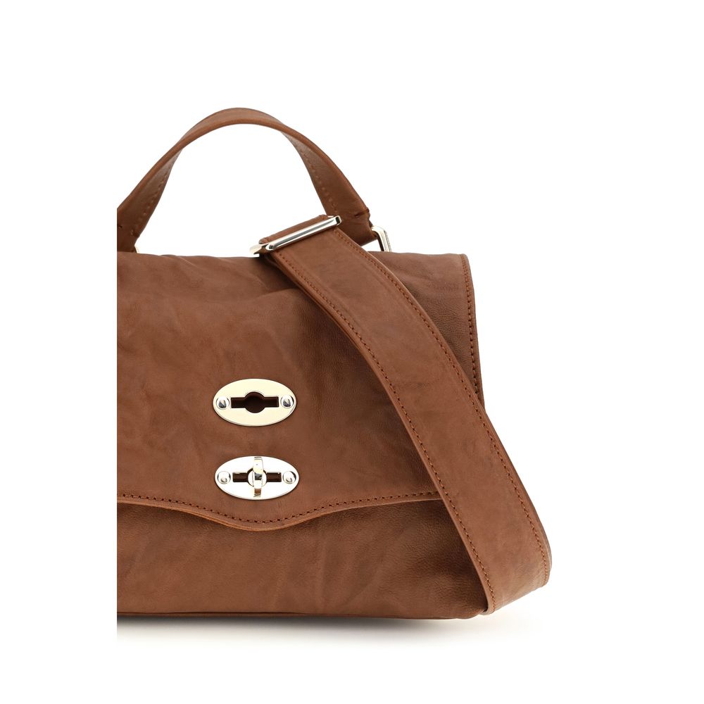 Zanellato Brown Suede Shoulder Bag