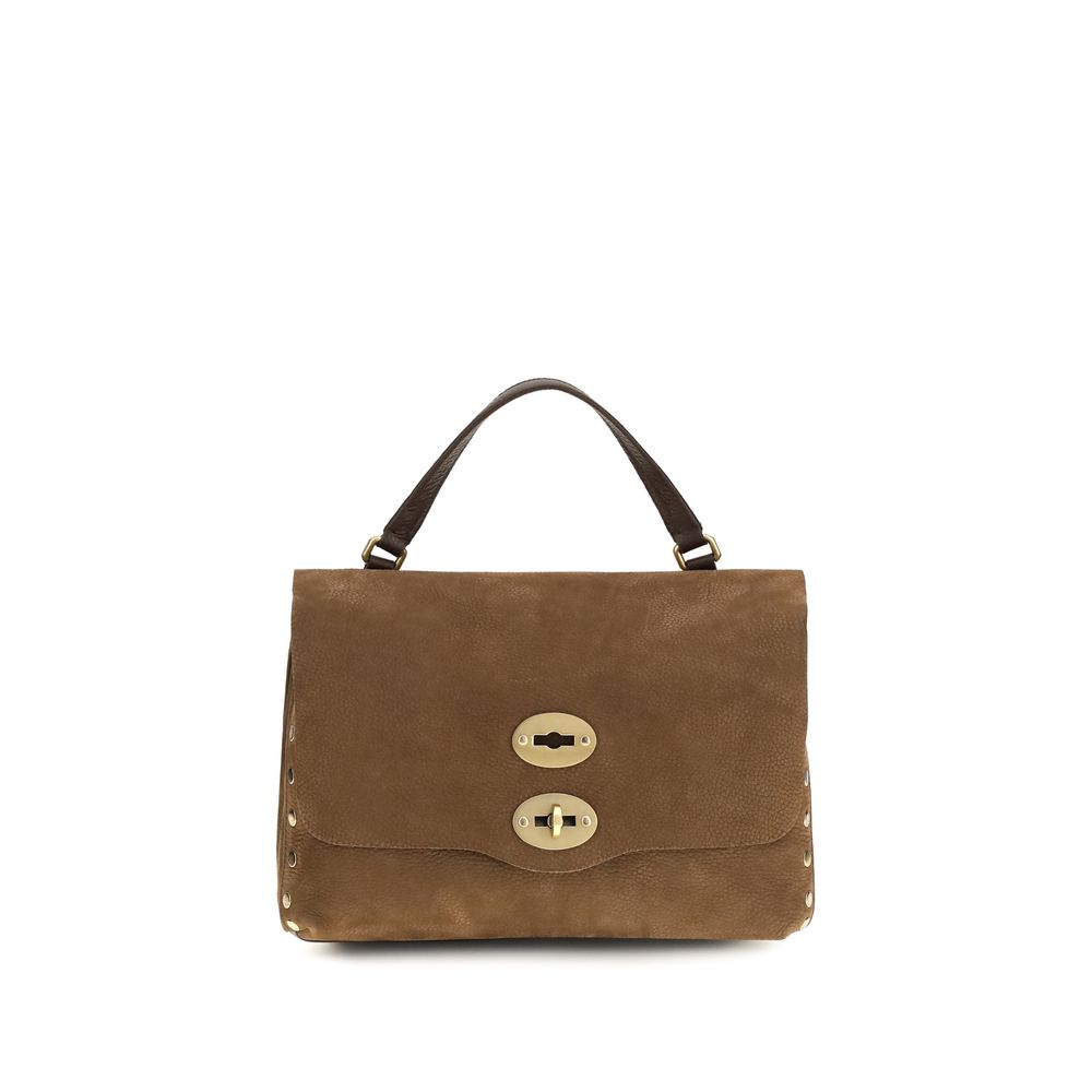 Zanellato Brown Suede Shoulder Bag