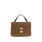 Zanellato Brown Suede Shoulder Bag