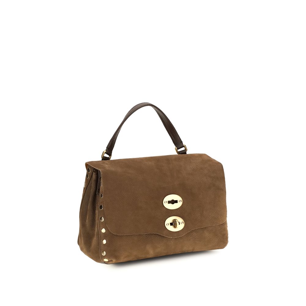 Zanellato Brown Suede Shoulder Bag