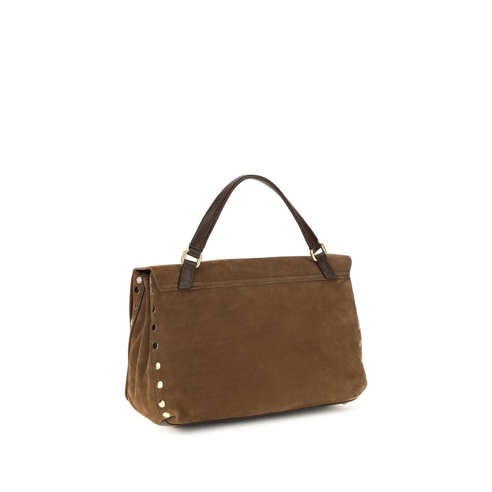 Zanellato Brown Suede Shoulder Bag