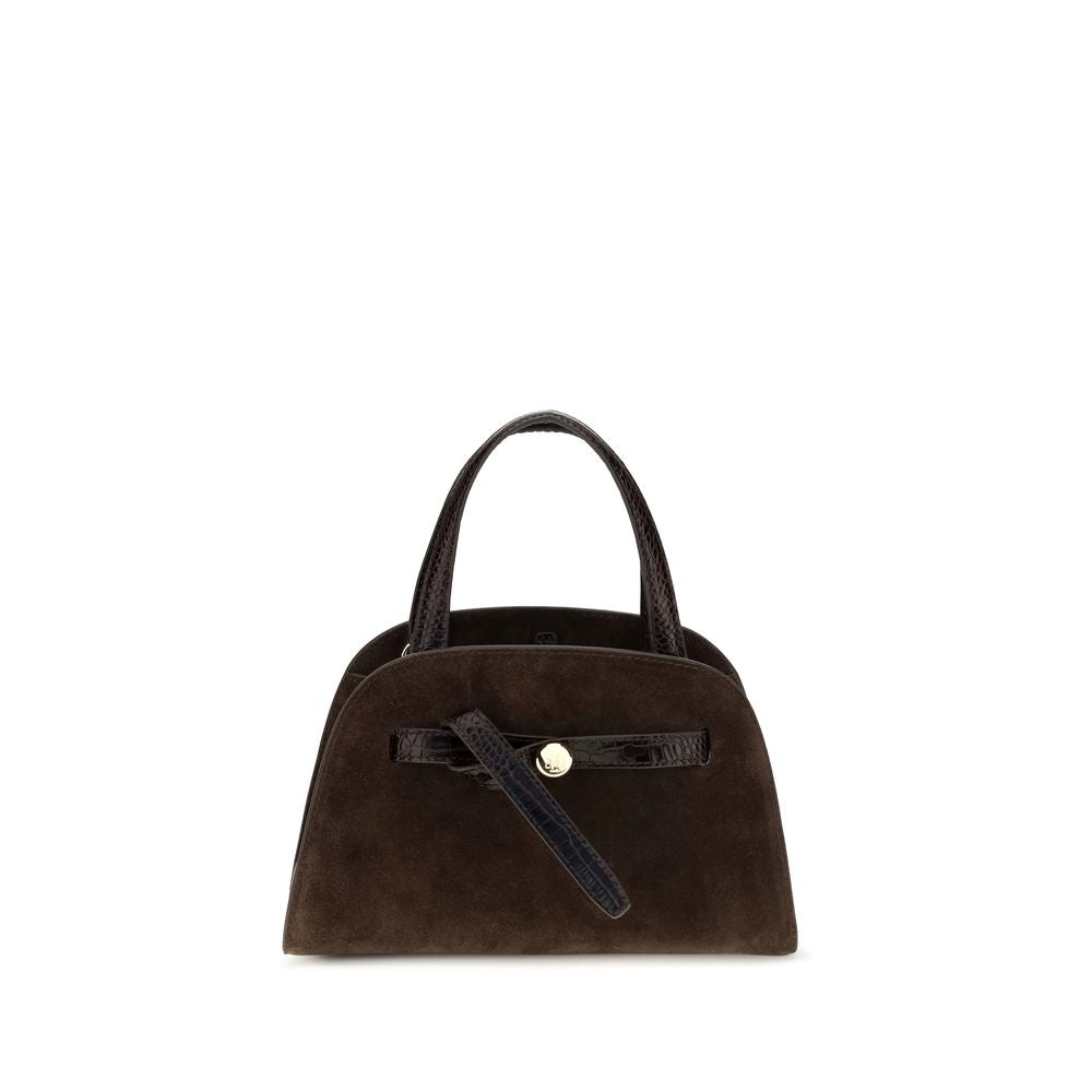 Tory Burch Brown Suede Shoulder Bag