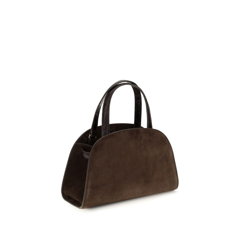 Tory Burch Brown Suede Shoulder Bag