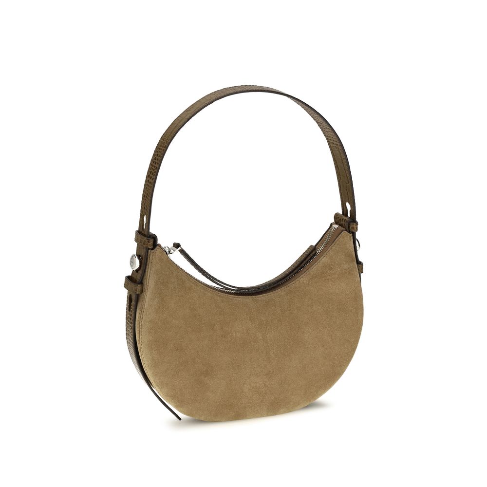 Tory Burch Beige Suede Shoulder Bag