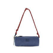 Miu Miu Blue Cotton Shoulder Bag
