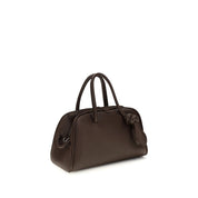 Jacquemus Brown Calf Leather Top Handle Bag