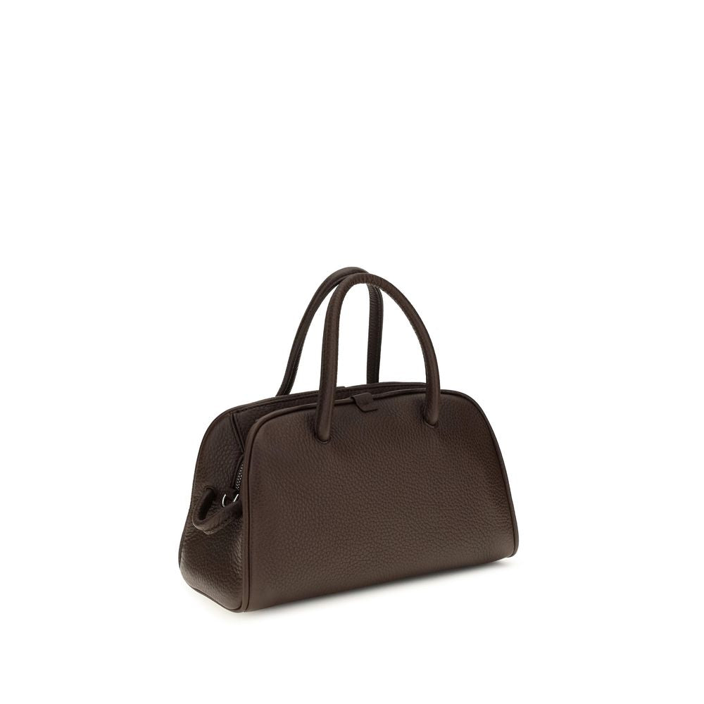 Jacquemus Brown Calf Leather Top Handle Bag