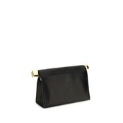 Jacquemus Black Leather Clutch Bag