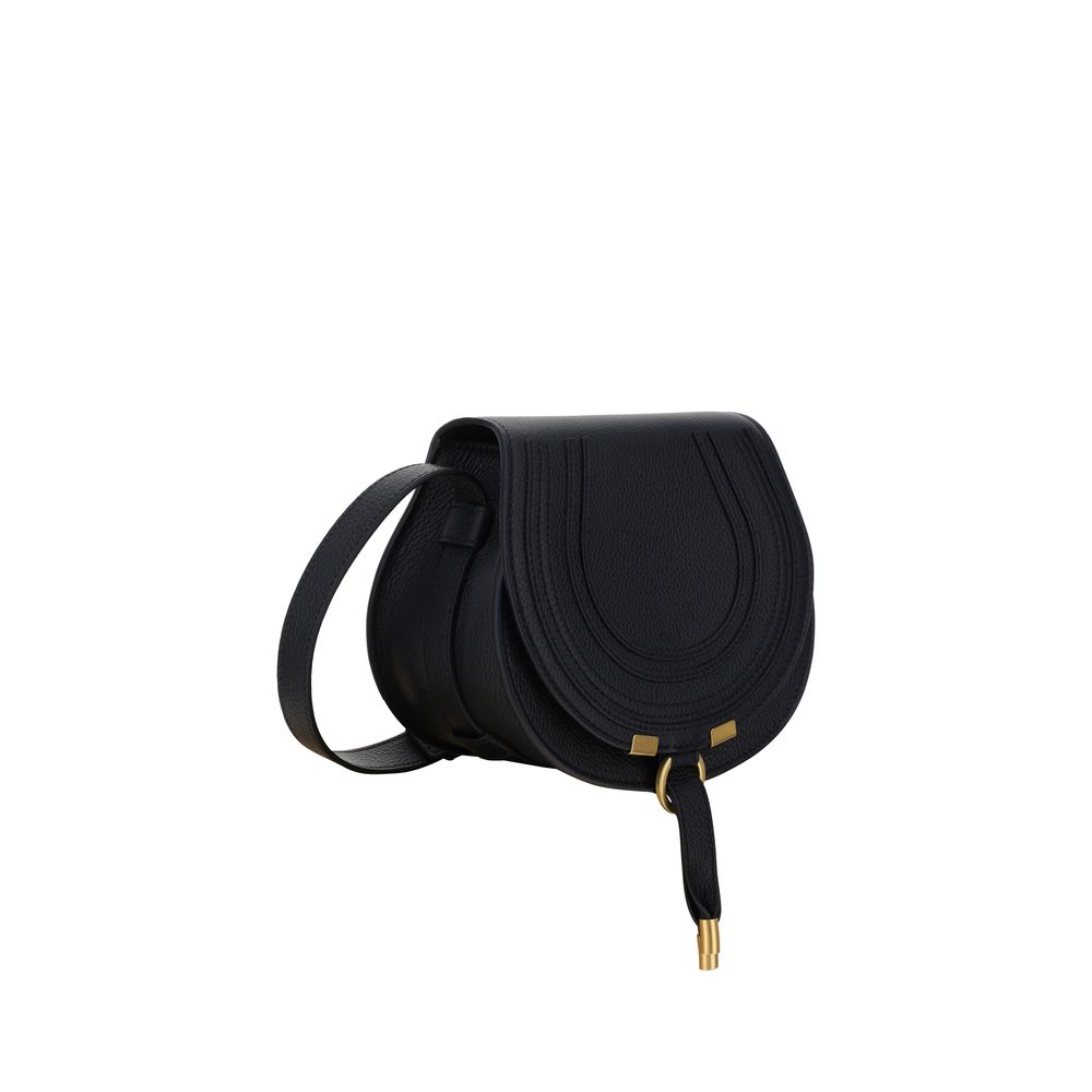 Chloé Black Calf Leather Shoulder Bag