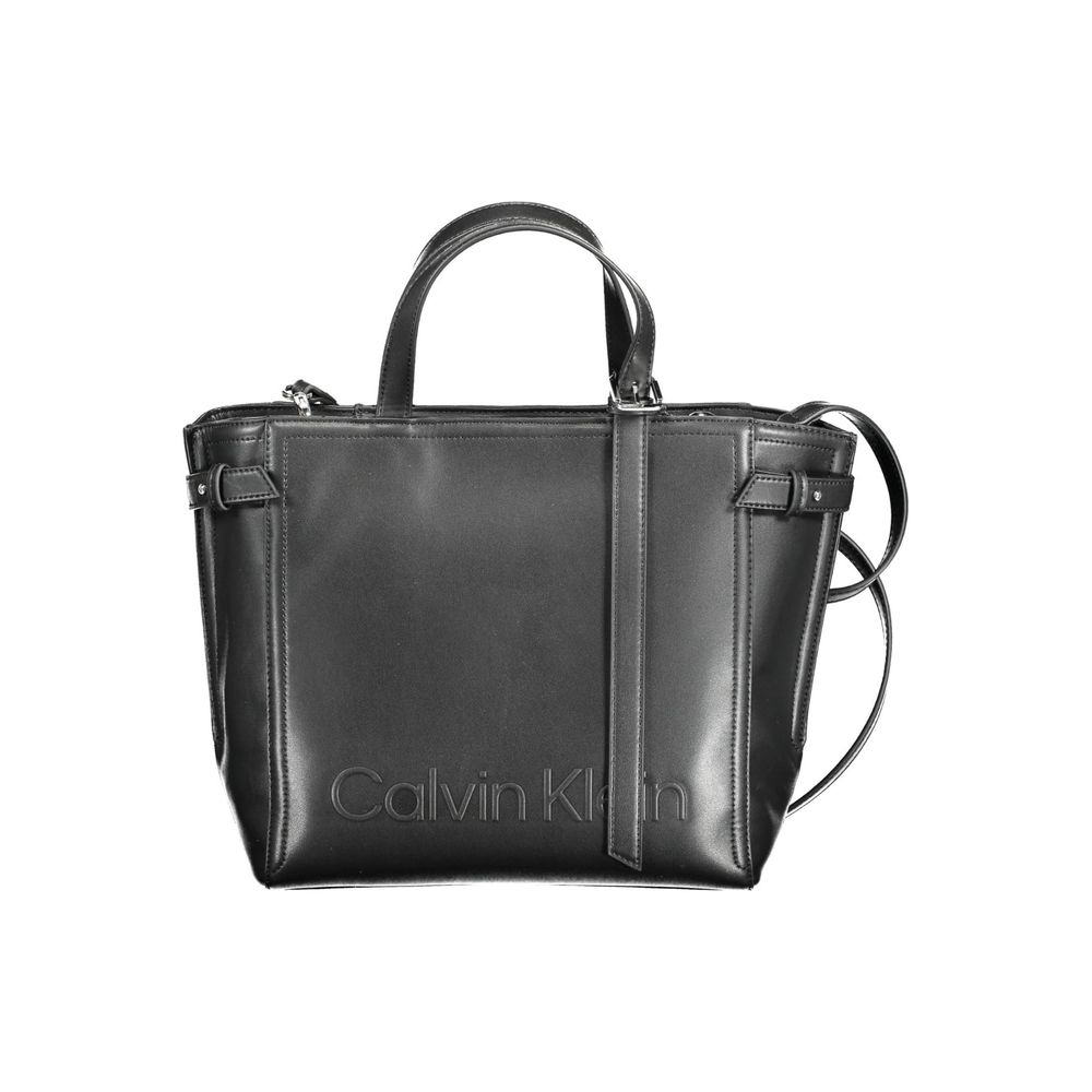 Calvin Klein Black Polyester Shoulder Bag