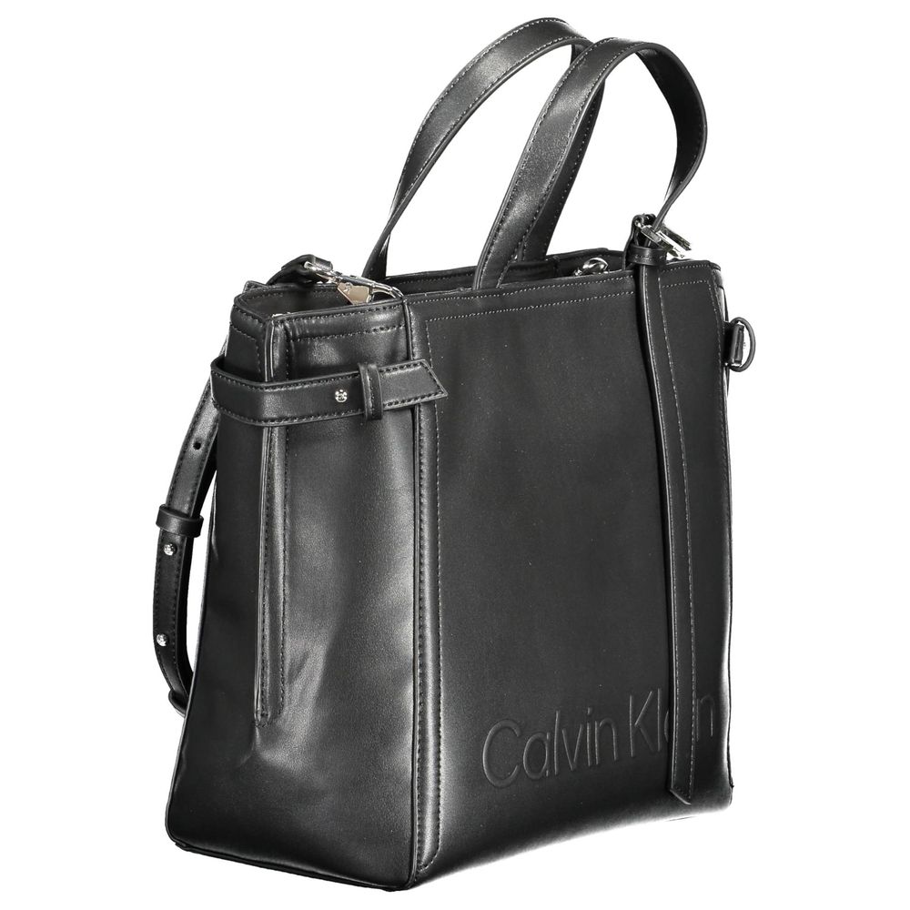 Calvin Klein Black Polyester Shoulder Bag