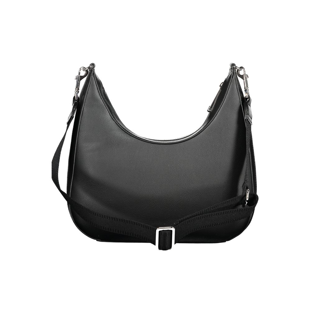 Tommy Hilfiger Black Polyurethane Shoulder Bag