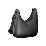 Tommy Hilfiger Black Polyurethane Shoulder Bag