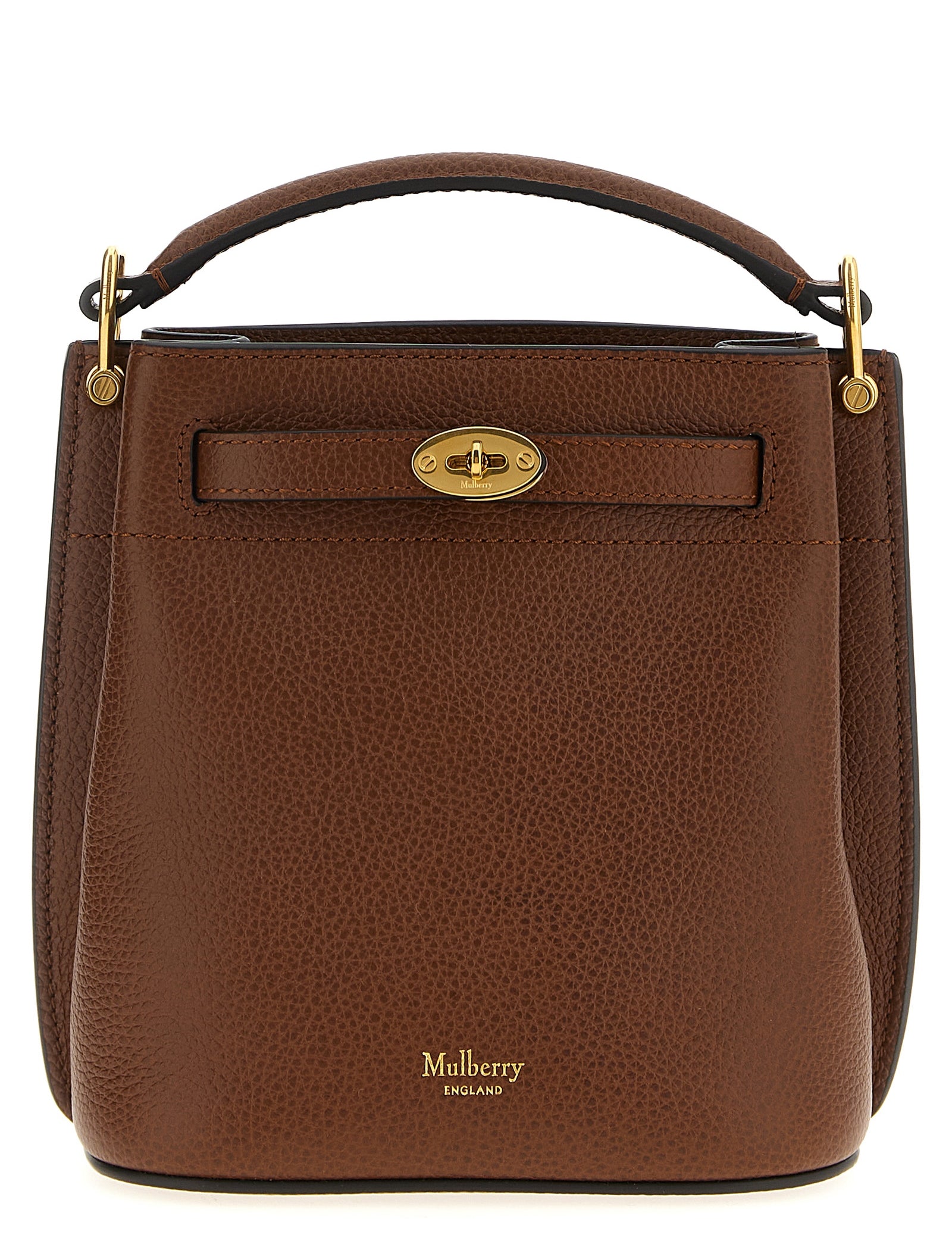 Mulberry Brown Calfskin Crossbody Bag