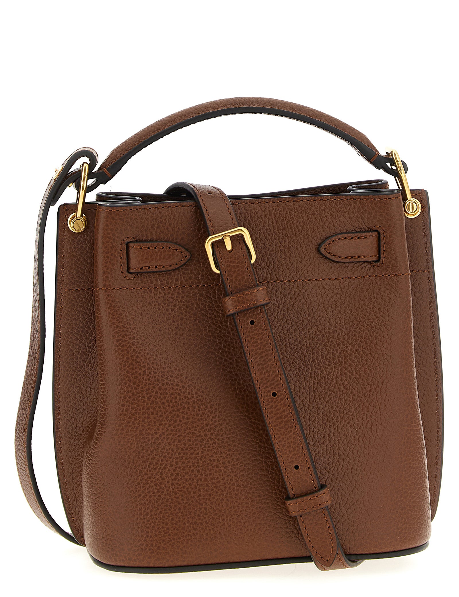 Mulberry Brown Calfskin Crossbody Bag