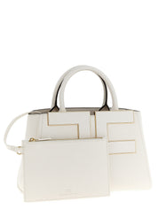 Elisabetta Franchi White Polyester Tote Bag
