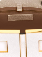 Elisabetta Franchi White Polyester Tote Bag
