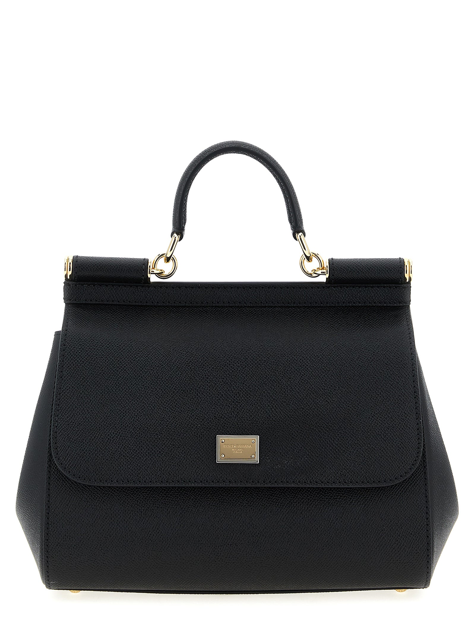 Dolce & Gabbana Black Calfskin Handbag