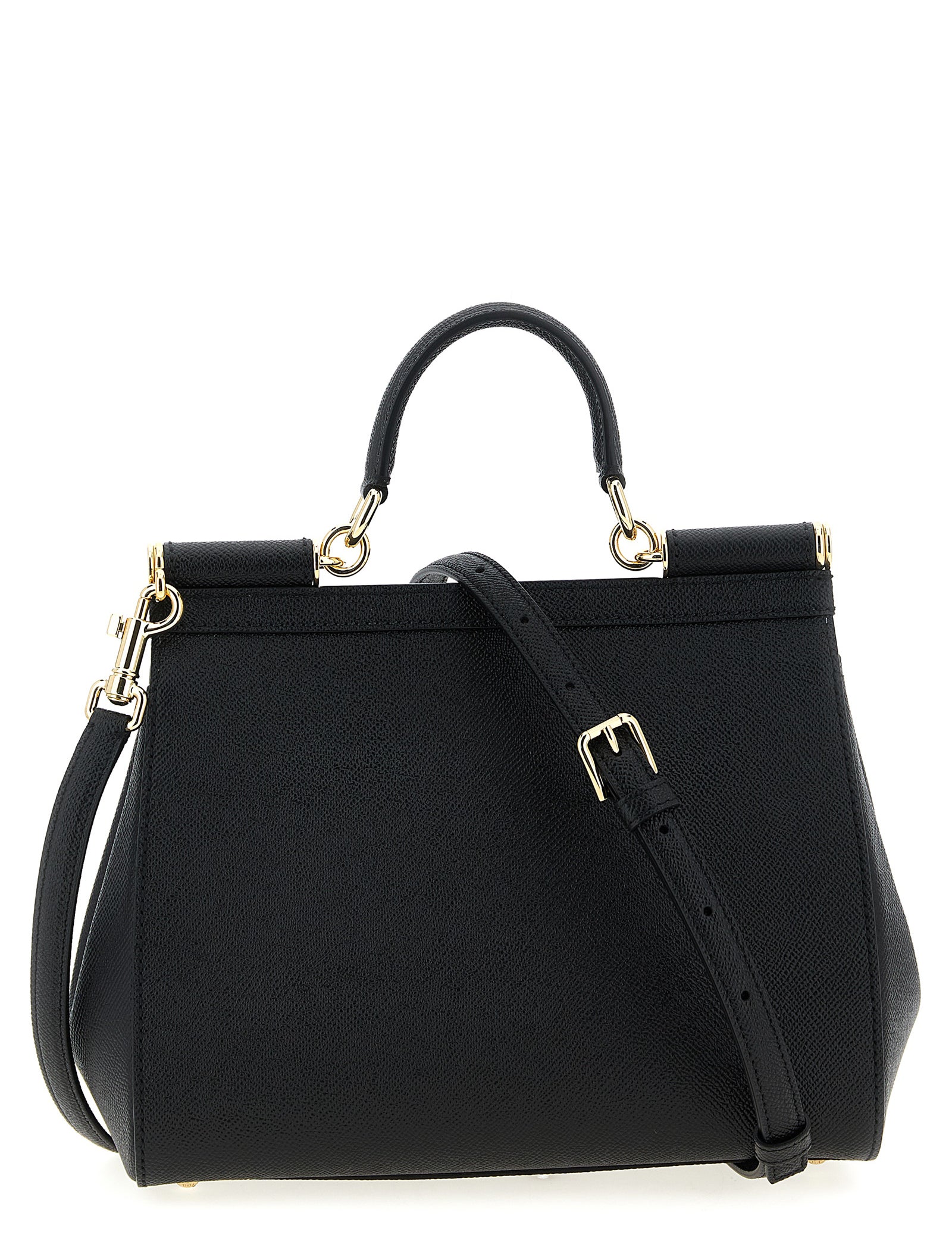 Dolce & Gabbana Black Calfskin Handbag