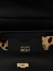 Dolce & Gabbana Black Calfskin Handbag