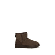 UGG Brown Calf Leather Ankle Boots