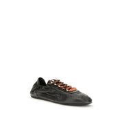 Prada Black Lambskin Chunky Sneakers