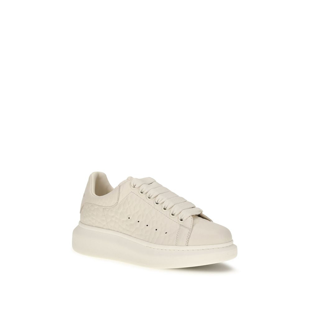 Alexander McQueen White Calf Leather Chunky Sneakers