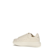 Alexander McQueen White Calf Leather Chunky Sneakers