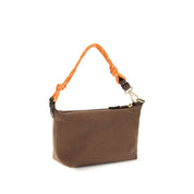 Miu Miu Brown Cotton Shoulder Bag