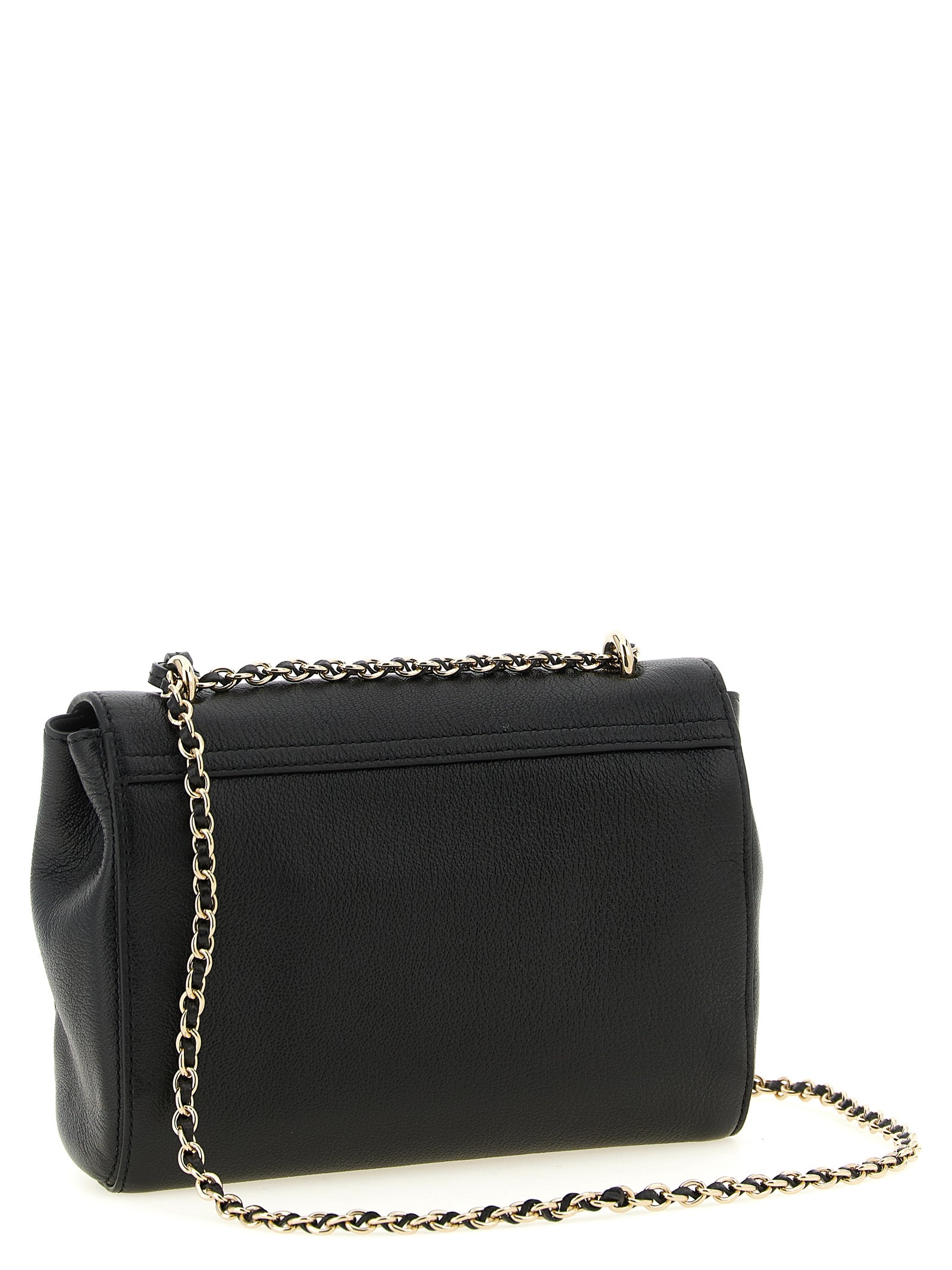 Black Goatskin Crossbody Bag - Mulberry