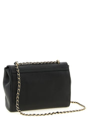 Black Goatskin Crossbody Bag - Mulberry