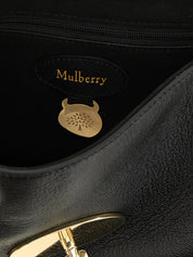 Black Goatskin Crossbody Bag - Mulberry