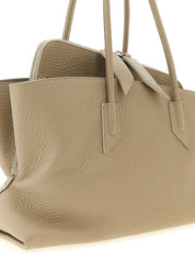 The Attico Beige Leather Shoulder Bag